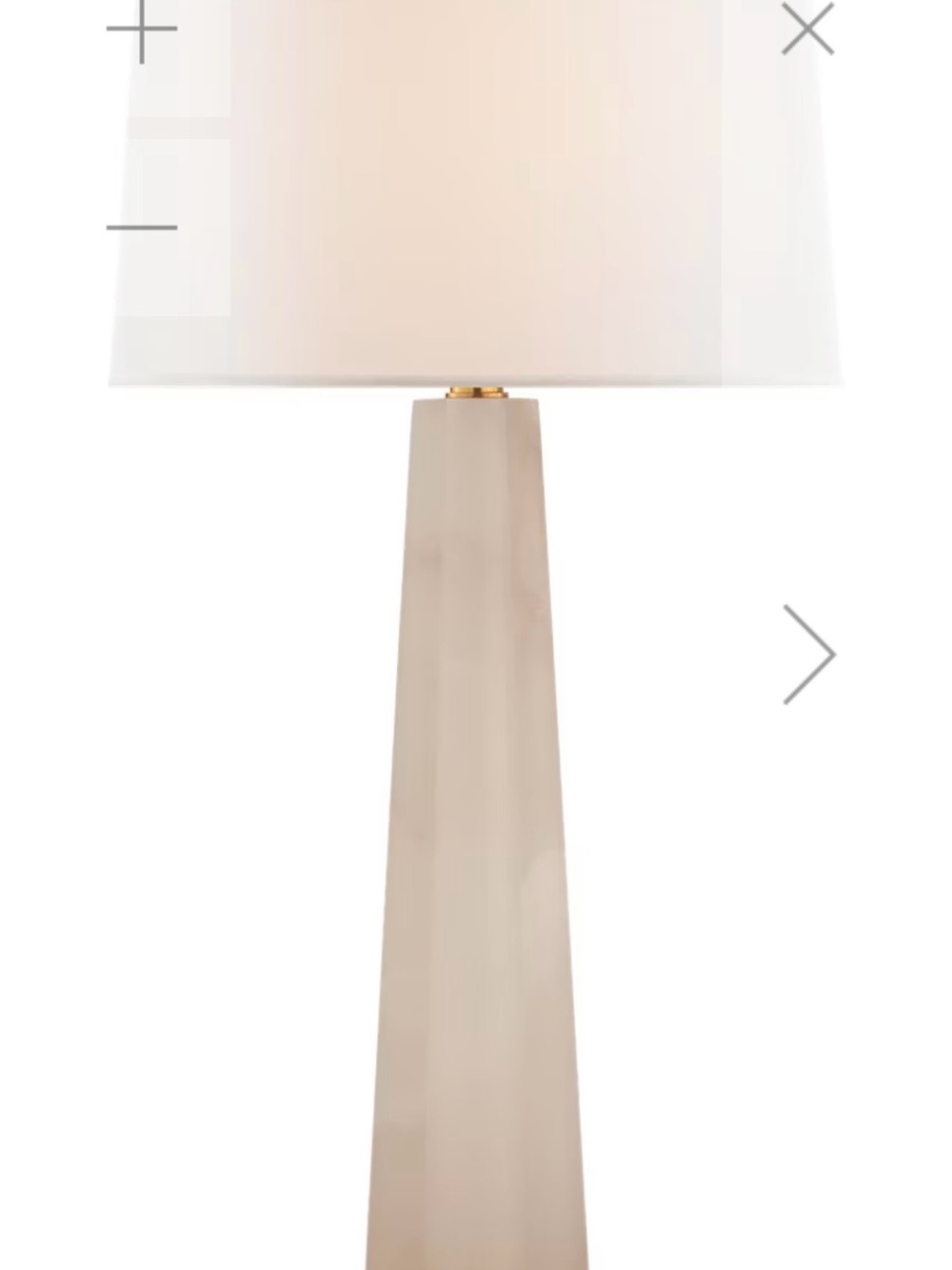 Visual Comfort Suzanne Kasler Adeline Alabaster Table Lamp